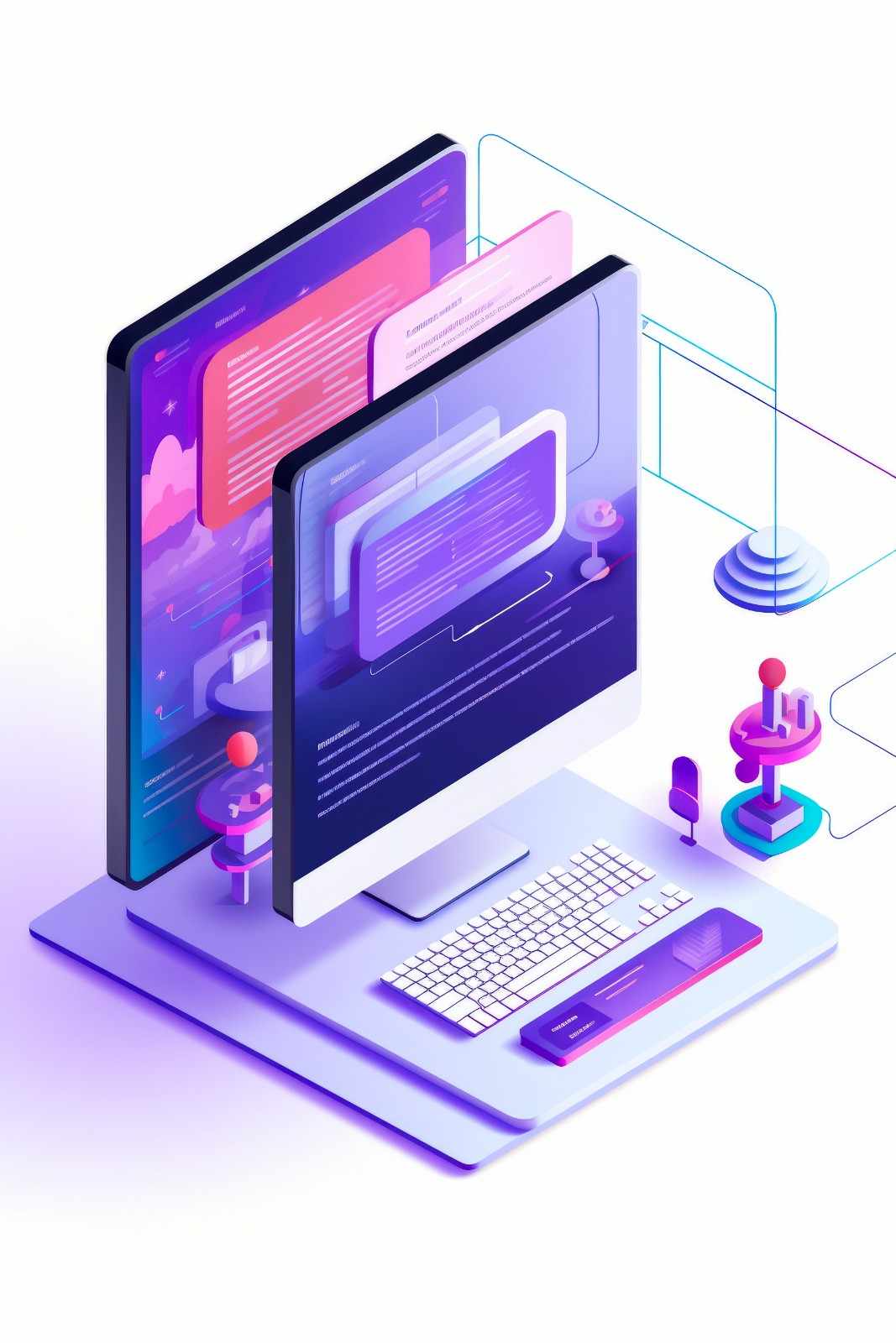 computer-screen-with-keyboard-mouse-it-person-standing-it-generative-ai (1)